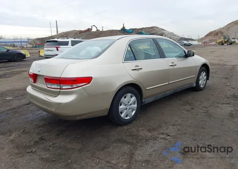 2004 Honda Accord 2.4 Lx from USA, damaged, VIN 1HGCM56474A074543